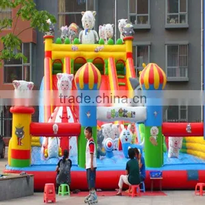 Funny Outdoor Jumping Inflatable Castle Amusement Water Park Games thumbnail-2