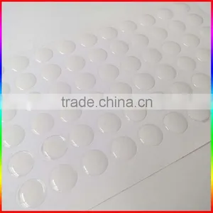 Custom Round Decorative Wall Sticker Dome Clear Epoxy Sticker thumbnail-2
