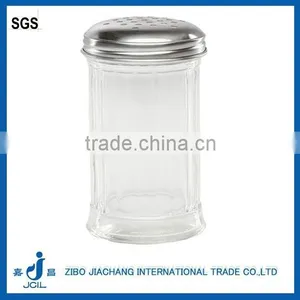 Clear Cylinder Big Glass Salt and Pepper Shakers thumbnail-4