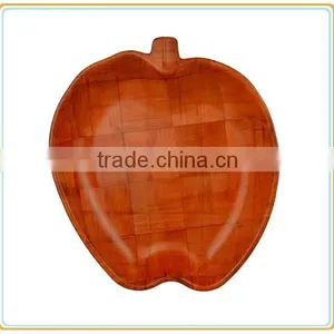 Red Red Apple Colored Melon Seeds Wooden Bowl thumbnail-5