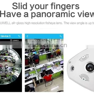 2016 New 360 Degree VR Camera Virtual Reality HD 960P Wireless P2P IP Camera thumbnail-2