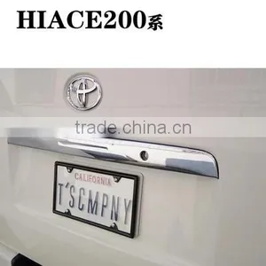 Chrome Accessories Rear Door Trim Strips Booth Streamer for Toyota Hiace 05-16 thumbnail-2