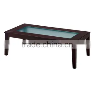 Customized Modern Glass Top Living Room Furniture Glass Coffee Table thumbnail-1