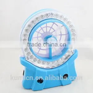 32SMD Small Portable Rechargeable Light FAN KM-5562 thumbnail-4