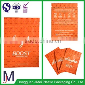 3 Side Seal Bags With Tear Notches for Coffee Tea Snack Food Packaging thumbnail-2
