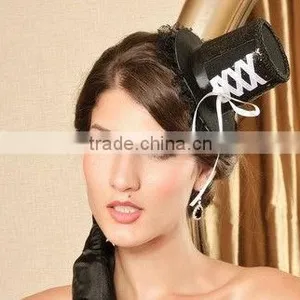 MYLOVE Black Fascinator Party Hat Festival Headwear MLGM036 thumbnail-1