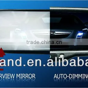 Hyundai 3.5" Auto Dimming Car Rearview Mirror Monitor/compass/temperature(option) thumbnail-1