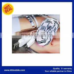 High Cost Effetive Braid USB Cable for Mobile Phone thumbnail-4