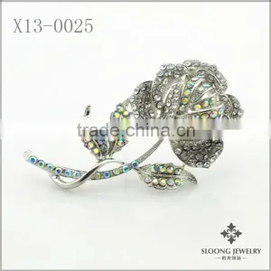 Fashion Shiny Brooch Flower thumbnail-1