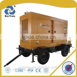 104kw/130KVA Silent Trailer Diesel Generator Made in China thumbnail-1
