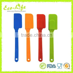 Set of 4 Non-Stick Silicone Spatula Turner With PP Handle , Silicone Kitchen Tools Set, Cake/Pizza Turner Spatulas thumbnail-6
