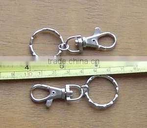 Metal Custom Key Ring With Snap Hooks thumbnail-3
