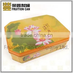 Hexagon Tin Gift Can Metal Box for Candles Gift Boxes Match Christmas Packing Box thumbnail-1