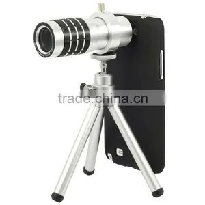 12X Zoom Telescope Camera Lens With Tripod For Samsung Galaxy Note II 2 N7100 thumbnail-1