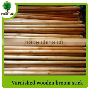 Good Quality Varnished Wood Mop Sticks/ Shovel Handles 120*2.5CM thumbnail-2