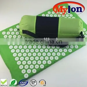 Complete Acupressure Mat Combo | Acupressure Mat & Pillow Combo(Green) Back & Neck Pain Relief Treatment thumbnail-4