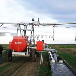 High Quality Wheel Irrigation System With End Spray Sprinkler thumbnail-3