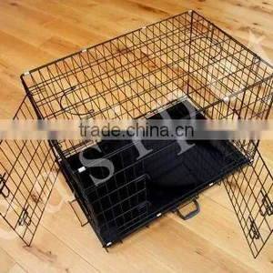 36" Dog Cage, Black Finish thumbnail-1