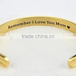 Hot Selling Women Gift Fashion Smart Message Stainless Steel Bracelet thumbnail-5