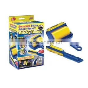 Generic Reusable Sticky Picker Clothes Fluff Cleaner Lint Roller Pet Hair Remover Brush thumbnail-1