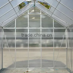 New Product Used Hydroponic Commercial Greenhouses With Aliminium Frame Two Roof Windows thumbnail-4