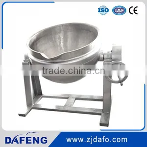 Stainless Steel Steam Cooking Jacketed Kettle With Agitator thumbnail-3