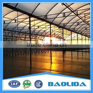 Prefabricated Steel Frame Green House With Plastic Covering thumbnail-2