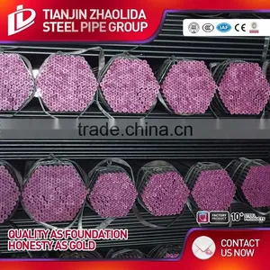 Q235 Q345 ASTM A53 , Length 6-12m ERW Black Welded Steel Pipe thumbnail-2