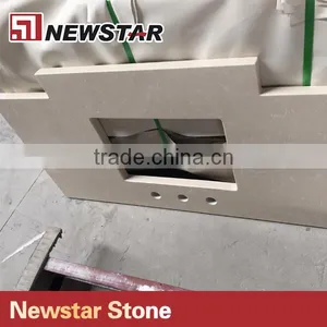 Newstar Grey Marble Vein Venus Quartz Countertop for Bathroom thumbnail-1