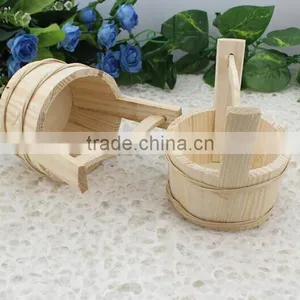 Custom Made Small Wooden Rice Bucket thumbnail-3
