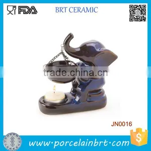 Cute Animal Elephant Ceramic Candle Holder thumbnail-1