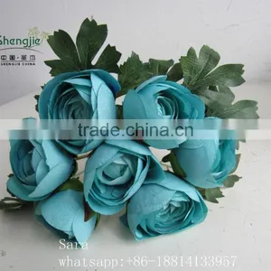 Decorative Seven Heads Flowers , Rose Making for Wedding, Fake Rose Table Centerpieces thumbnail-4