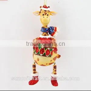 Antique Giraffe Ornament 2017 Christmas Tree Decorations thumbnail-1