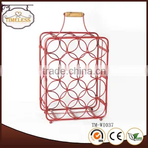 Hot Sale 12 Bottles Metal Wine Rack/wine Display Rack thumbnail-1