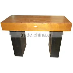 Nail Salon Reception Desk Solid Wood Office Table Design Receptionist Table DS-9-M-YS062 thumbnail-1