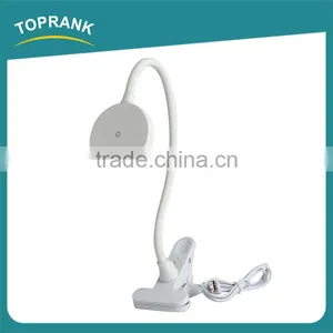 New Design Flexible USB Rechargeable Clip Lamps Eye Protection Led Reading Lamp thumbnail-4