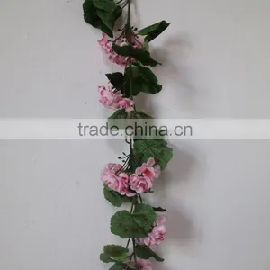 Artificial Begonia Flower Garland Silk Begonia Garland thumbnail-2