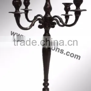 Black Candelabra Centerpieces Wedding & Wholesale Wedding Black Candelabra thumbnail-5