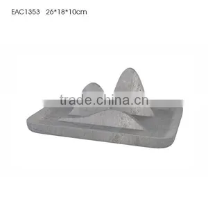 Multi-function Concrete Office Desk Organizer/ Phone Holder / Ipad Holder thumbnail-5