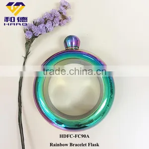 Stainless Steel Rainbow Bracelet Flask thumbnail-2