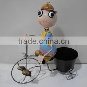 YS13285 Garden Decoration Metal Bicycle Planter Made in Xiamen thumbnail-1