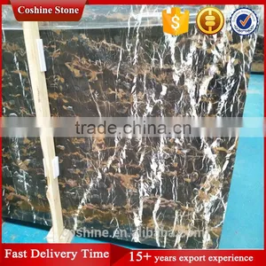 Nero Portoro Gold Marble Slab on Sale thumbnail-4