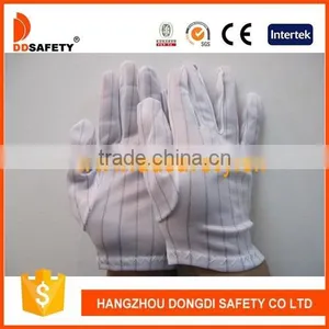 DDSAFETY 2017 Hot Sale With 5Years Experience Nylon Gloves Nylon Stitched With Hem Anti Static Glove thumbnail-1