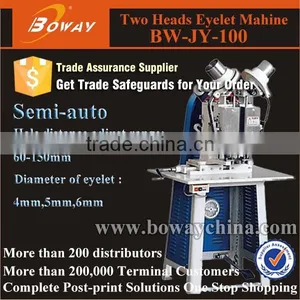 Semi Automatic 2 Hole Eyelet Punching Press Machine thumbnail-1