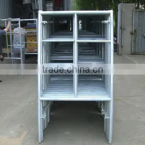Galvanized 1700X1219MM Metal Frame Portable Scaffolding thumbnail-1