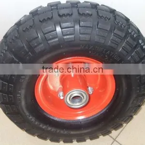 Barrow Wheel 10*350-4 With Metal Rim thumbnail-1