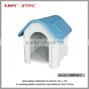 Outdoor Plastic Dog House With Window thumbnail-6