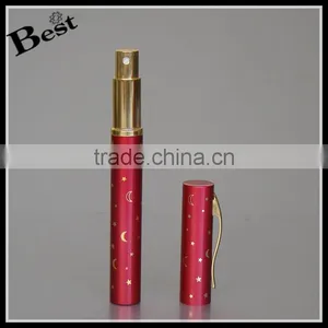 2017 High Quality 6ml Mini Perfume Spray Bottle Pen Perfume Spray Bottle Red Refillable Perfume Spray Bottle thumbnail-2