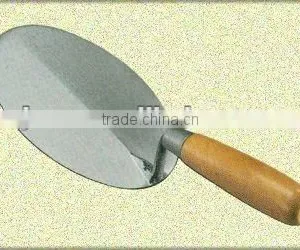 Carbon Steel Wooden Handle Round Corner Bricklaying Trowel thumbnail-1