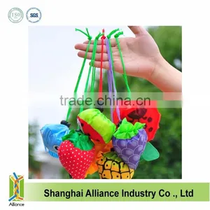Customized Printing High Quality Nylon 190T Cartoon Folding Shopping Bag thumbnail-6